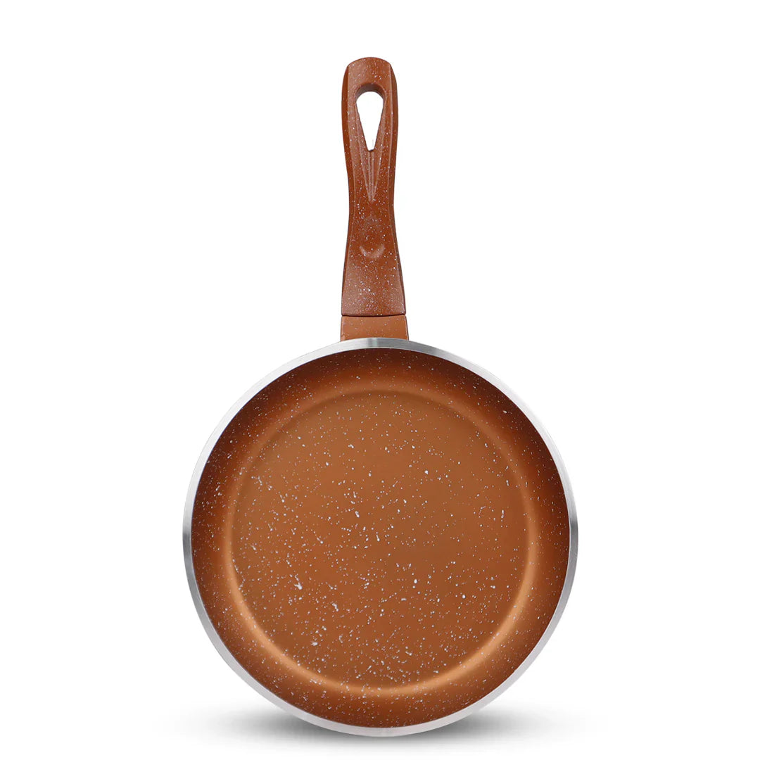 Majestic Chef Marble Coating DIE CAST NONSTICK COOKWARE SET/Kitchen Set-(23PCS) - Copper