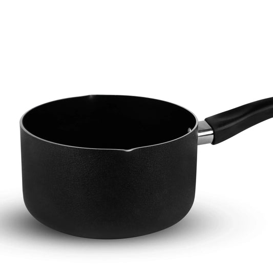 CHEF Non-Stick Milk Pan - Black 18cm