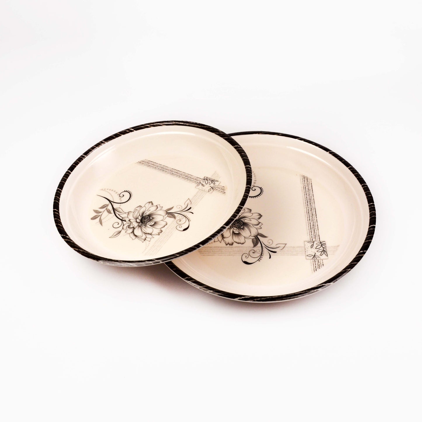 Majestic Melamine 6 pieces plate RT set Made of BPA-free break resistant melamine