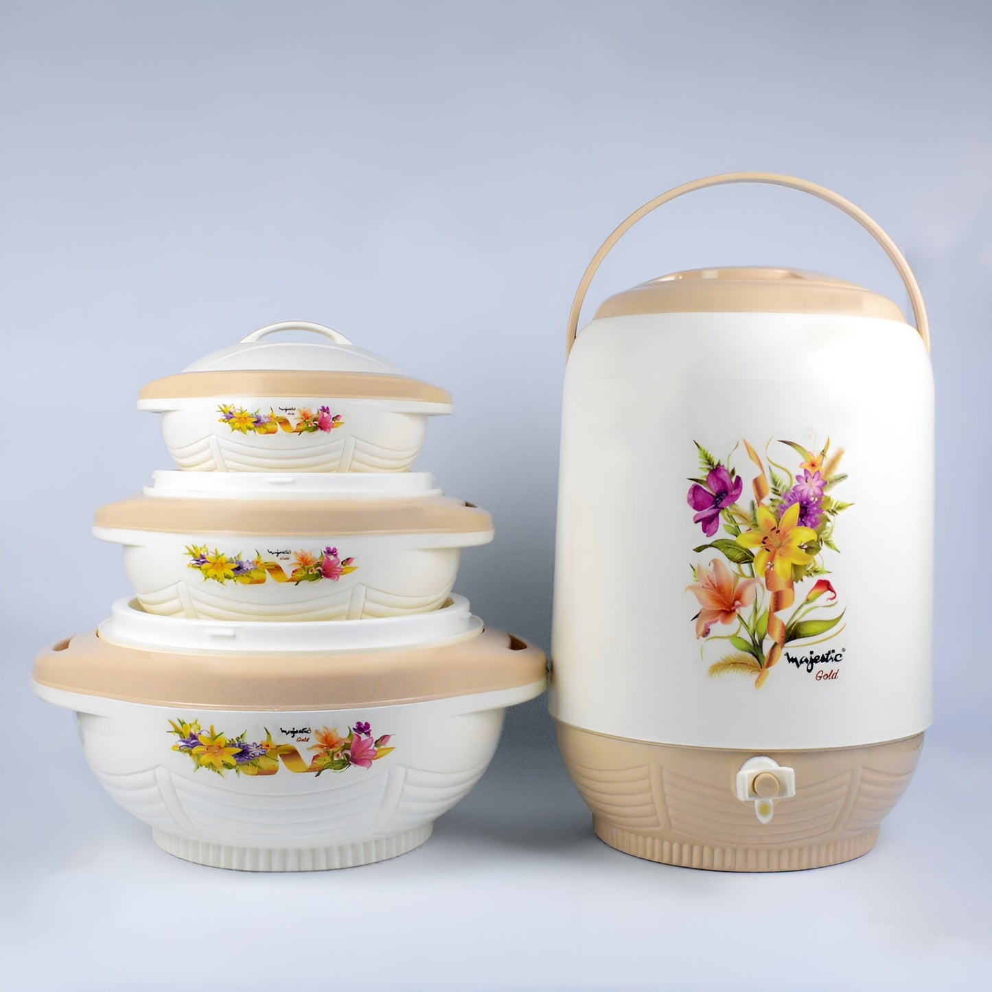 Majestic Food Warmer Pack of 4 WEDDING GIFT SET GOLD