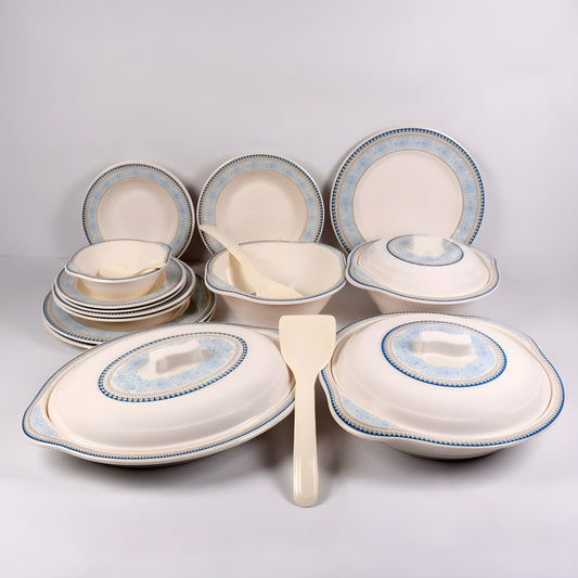 Majestic Luxury Crystal Coated Dinner Ware 72 Pcs Dinning Set - 8 Persons Serving