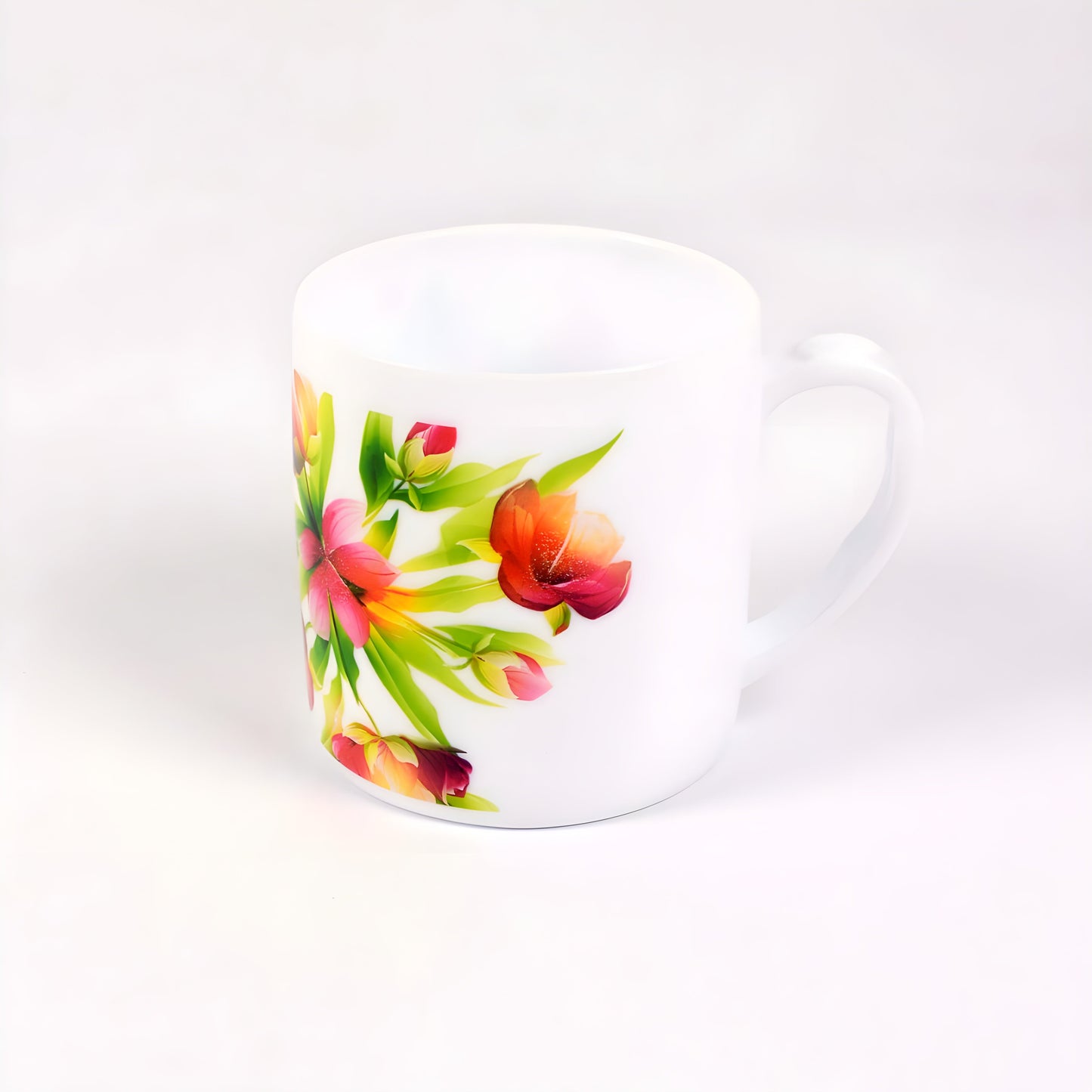 Majestic Large Tea Mugs - Stylish Majestic Plastic Tea Mugs Pack of 6 Big Size Tea Cups for Coffee, Tea, and Juice - Perfect Gift Mug Set