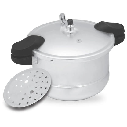 CHEF Best Soft Anodised Pressure Cooker With Steamer - 1205 Model