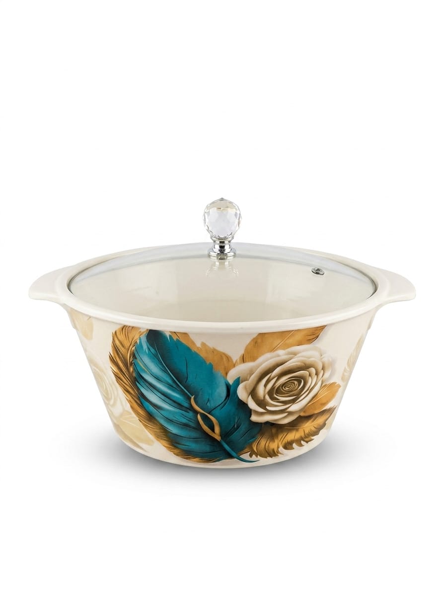 Crystal Double Glaze Dinner Set – Premium Elegant Crockery For Your Family