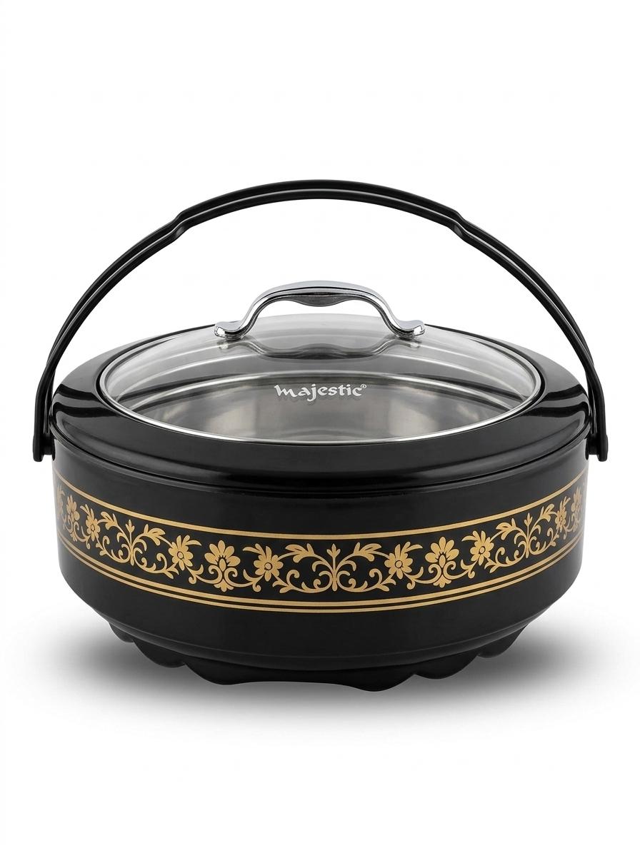 Majestic Haval 4 Pieces Hotpot Set With 14 Litre Cooler – 1L, 2L & 4L Insulated Food Warmer | Premium Quality |