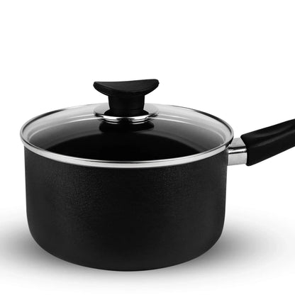 Chef Non-Stick Saucepan With Glass Lid (16 cm)
