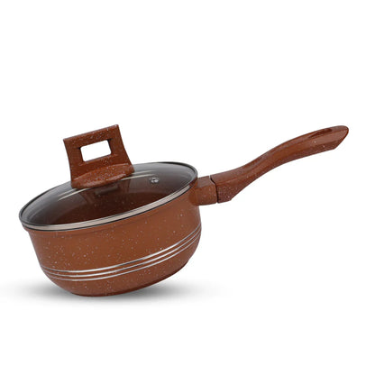 Majestic Chef Marble Coating DIE CAST NONSTICK COOKWARE SET/Kitchen Set-(23PCS) - Copper