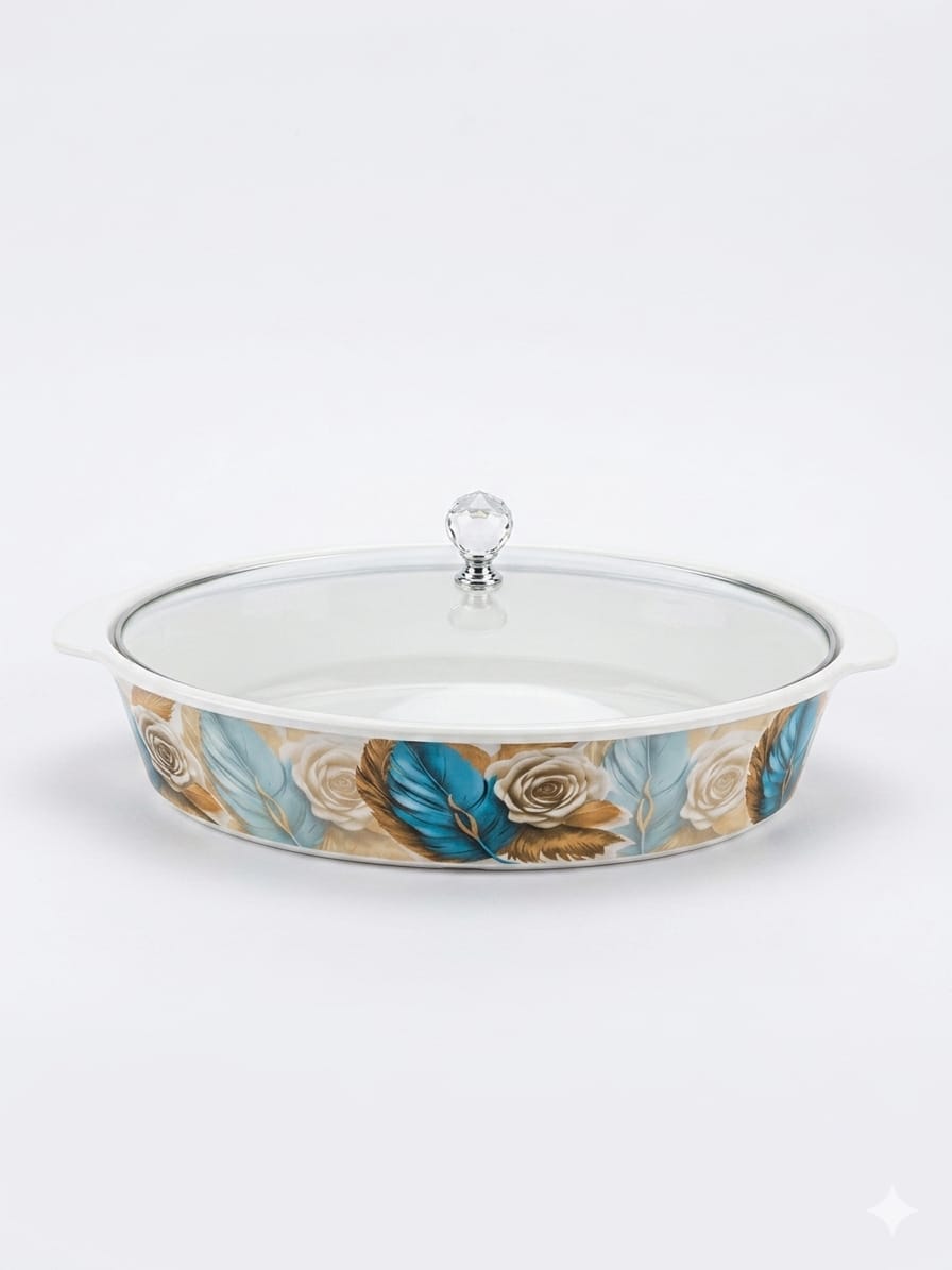 Crystal Double Glaze Dinner Set – Premium Elegant Crockery For Your Family