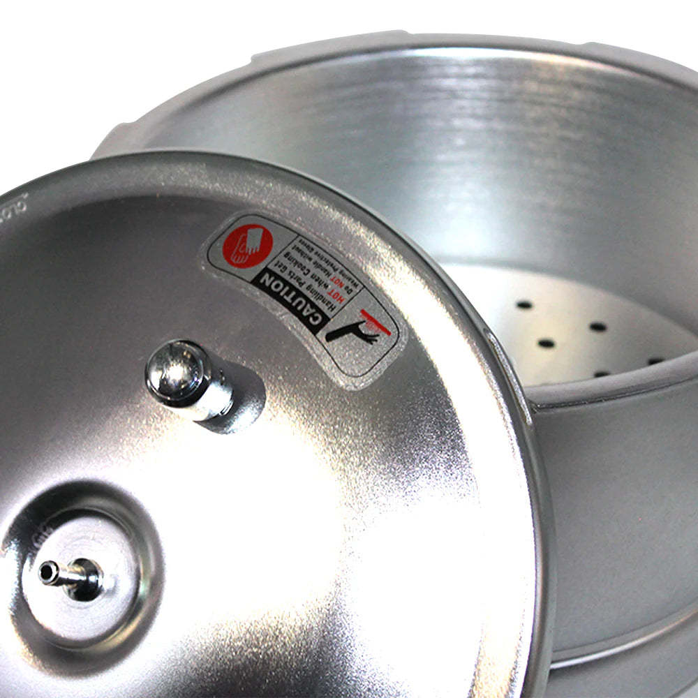 CHEF Best Soft Anodised Pressure Cooker With Steamer - 1205 Model