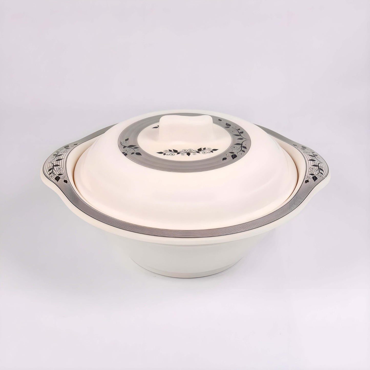 Majestic Luxury Crystal Coated Dinner Ware 72 Pcs Dinning Set - 8 Persons Serving DYNASTY CIRCLE