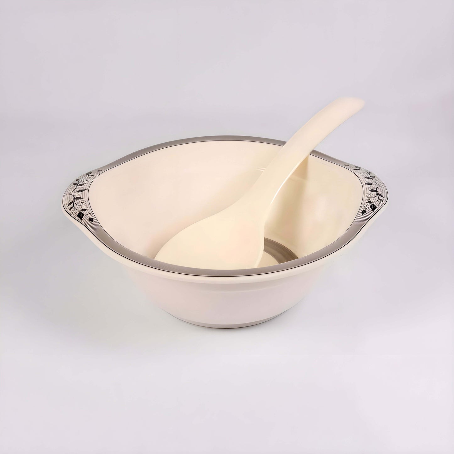 Majestic Luxury Crystal Coated Dinner Ware 72 Pcs Dinning Set - 8 Persons Serving DYNASTY CIRCLE