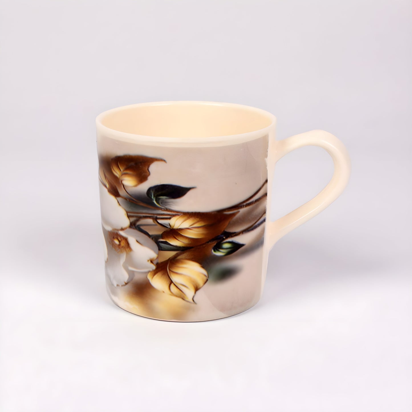 Melamine Coffee Cups of 6, 12oz Camping Mug with Handle, Lightweight and Unbreakable Cups kind to kids, Reusable Mugs Set for Tea, Dishwasher Safe, Ideal for Party RV Gift