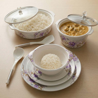 Crystal Double Glaze Dinner Set – Premium Elegant Crockery For Your Family
