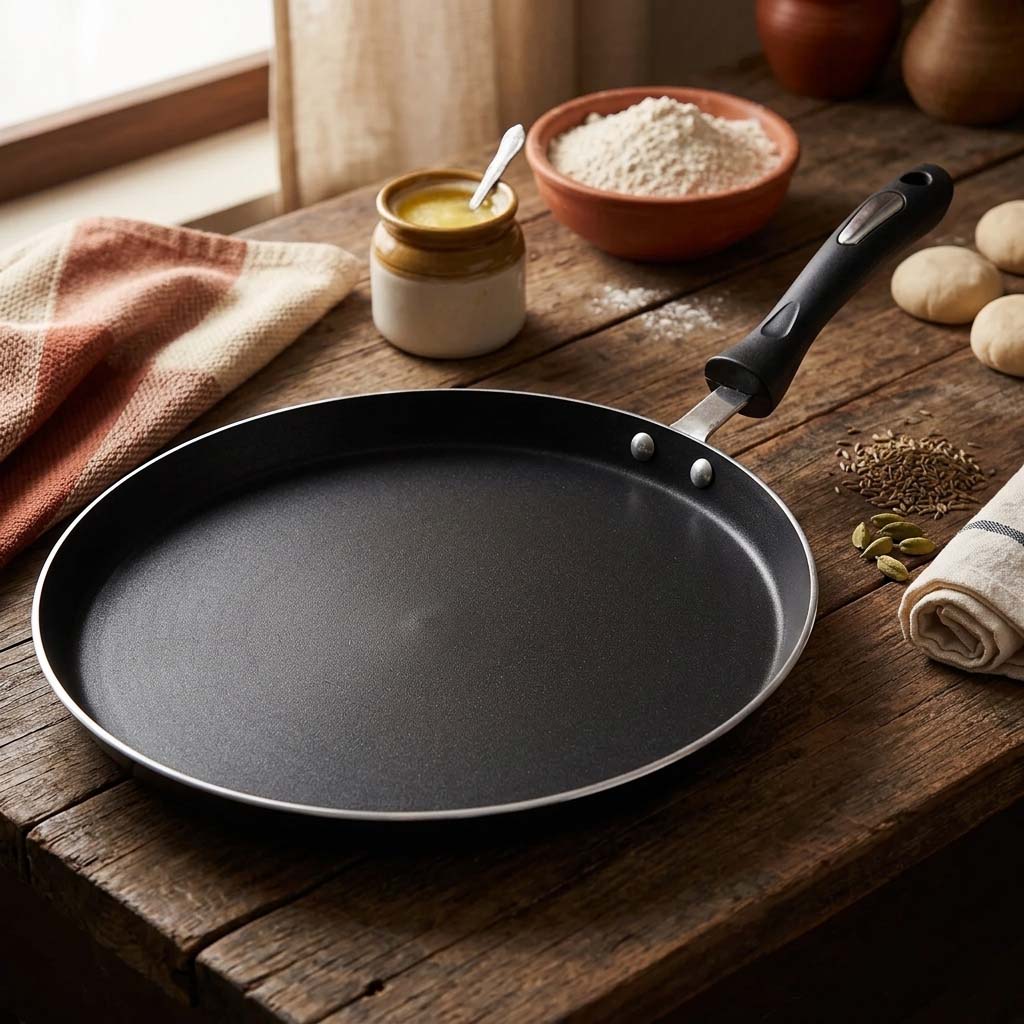 Chef Best Non Stick Tawa pan Roti pan paratha pan Pizza Pan Crepe Pan