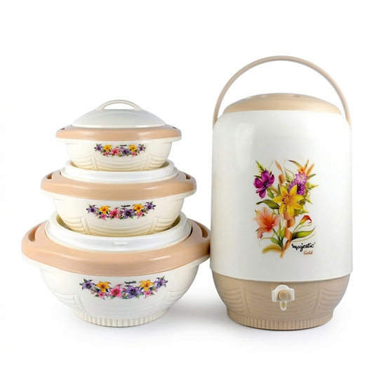 Majestic Food Warmer Pack of 4 WEDDING GIFT SET GOLD