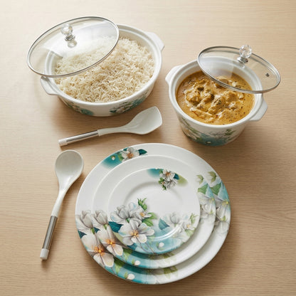 Crystal Double Glaze Dinner Set – Premium Elegant Crockery For Your Family