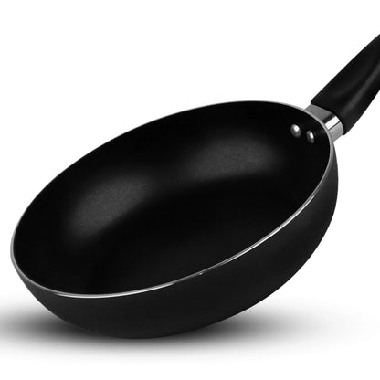 Majestic Premium Non Stick Round Frying Pan (3MM) Black