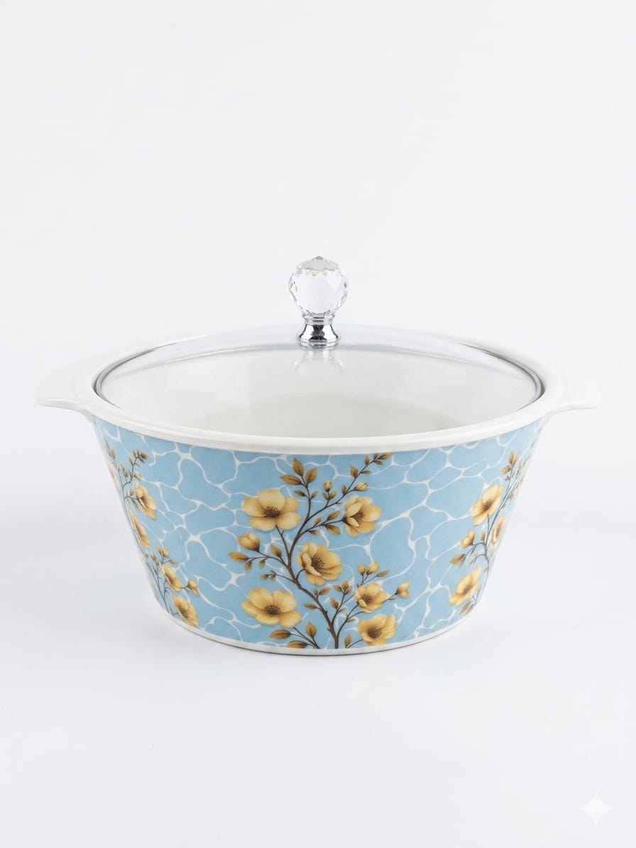 Crystal Double Glaze Dinner Set – Premium Elegant Crockery For Your Family