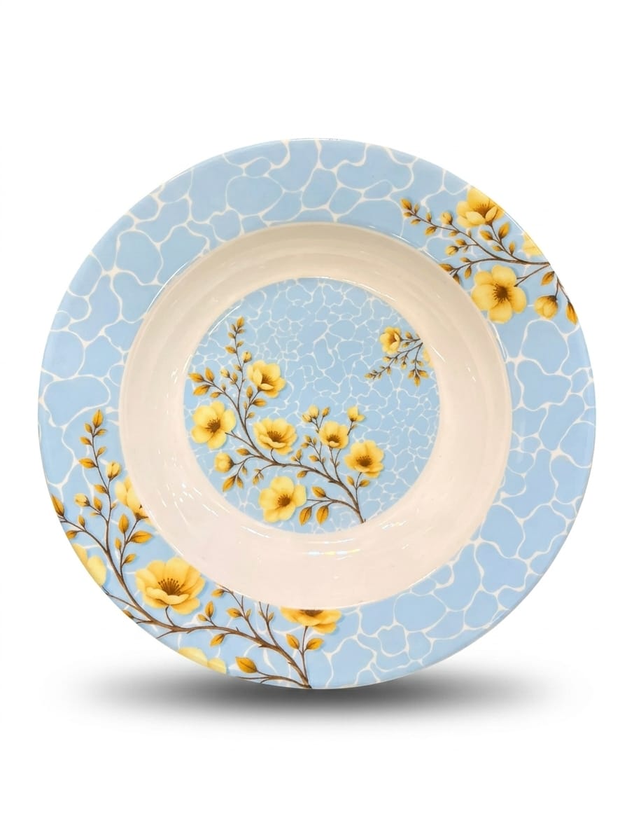 Crystal Double Glaze Dinner Set – Premium Elegant Crockery For Your Family