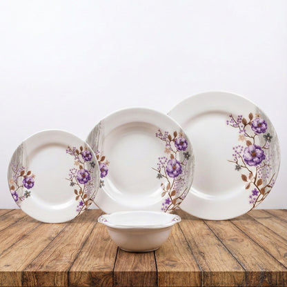 Crystal Double Glaze Dinner Set – Premium Elegant Crockery For Your Family